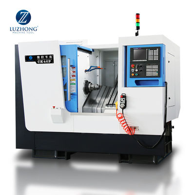 미니 cnc 선반 및 밀링 CK46P CNC 경사 베드 선반