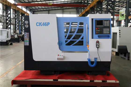 미니 cnc 선반 및 밀링 CK46P CNC 경사 베드 선반