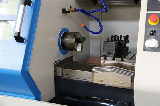 미니 cnc 선반 H46 작은 수평 cnc 터닝 금속 선반 기계