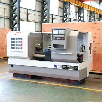 수평한 편평한 침대 CNC 선반 CAK6140/CAK6150/CAK6160 Cnc 바퀴 선반