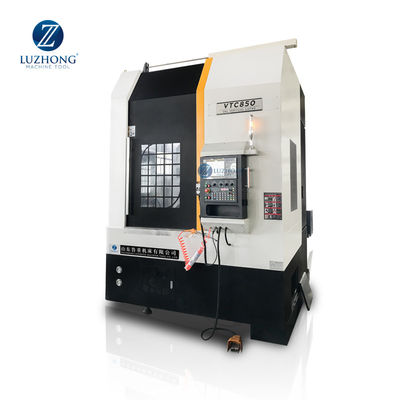 VTC700 CNC 수직 선반 전체 커버 소형 단일 스핀들